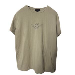 Street Wear Society Women's Angel 222 Alignment Tshirt Green Large